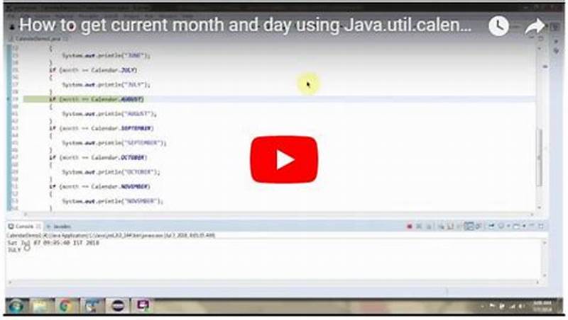 Java Java Util Calendar