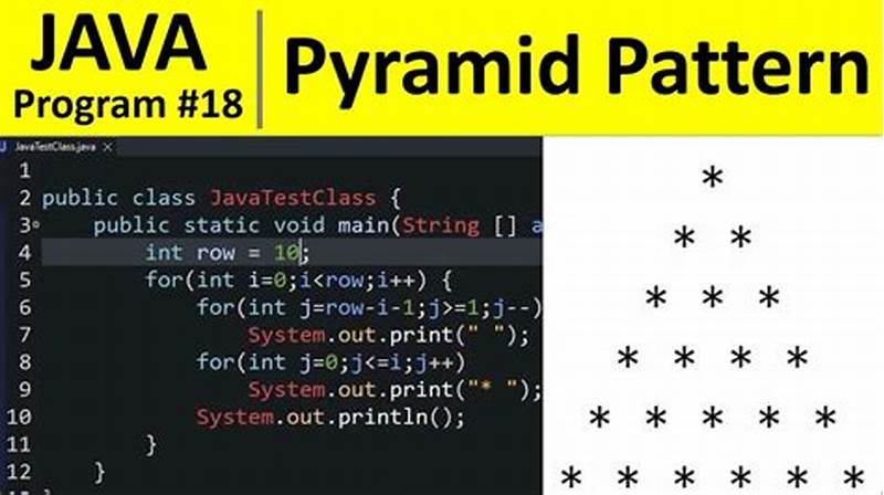 Java Program To Print Pyramid Star Pattern