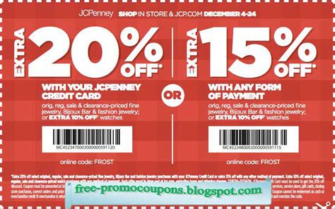 Jcpenney Free Coupons Printable