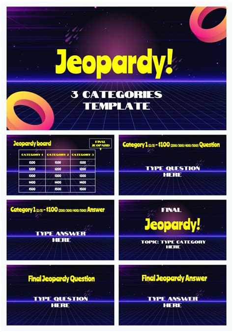 Jeopardy Google Slide Template