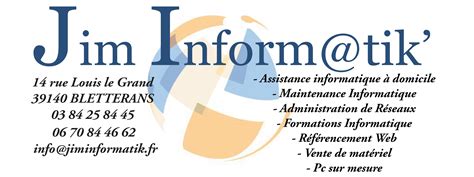 Jim Informatik à Bletterans