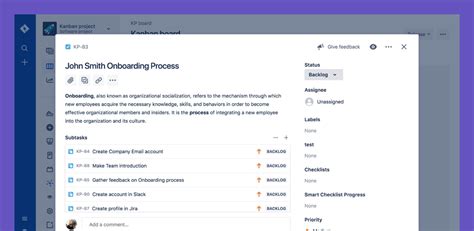 Jira Issue Template
