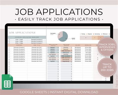 Job Application Tracker Template
