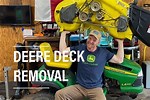 John Deere Deck Removal