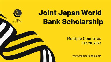 Joint Japan World Bank Scholarship