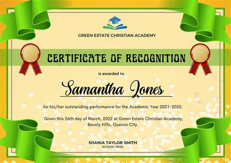 Jones Certificate Templates