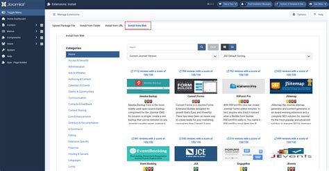 Joomla Template Extensions