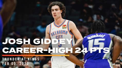 Josh Giddey Career High