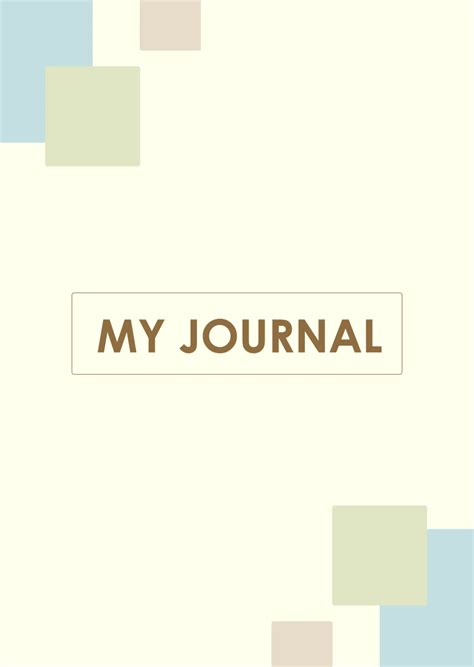 Journal Template Free