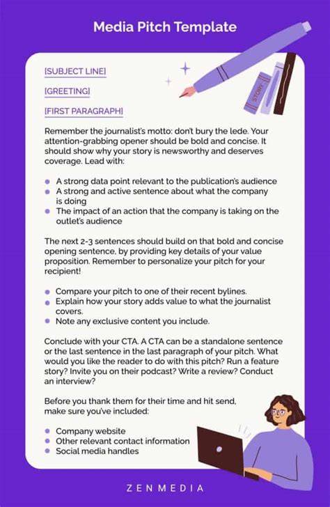 Journalism Pitch Template