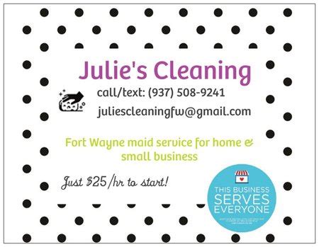 Julie's Cleaning Services !