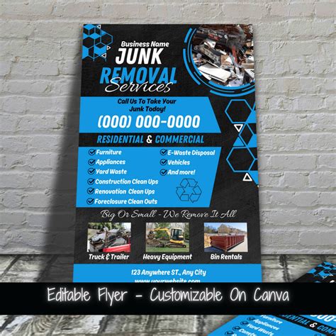 Junk Removal Flyer Template