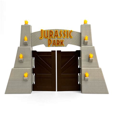 Jurassic Park Gate Template