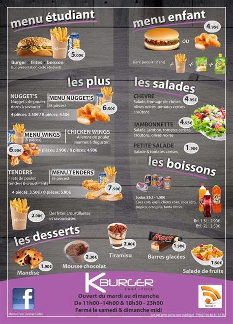 K Burger Fast-Food à Perpignan