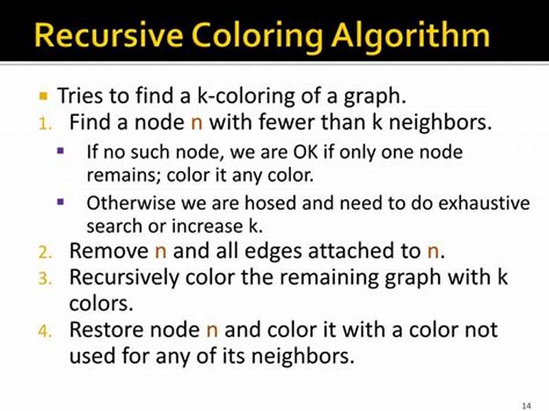 K Coloring Algorithm