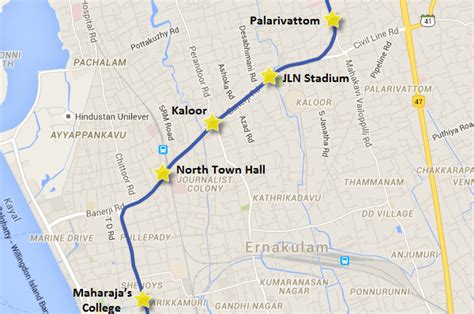 Kaloor Metro Station Parking Lot