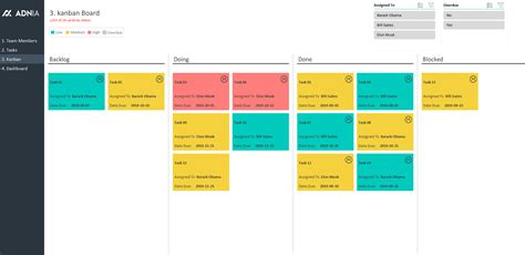 Kanban Template Excel