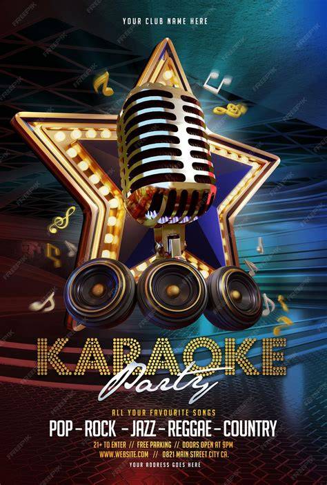 Karaoke Flyer Template