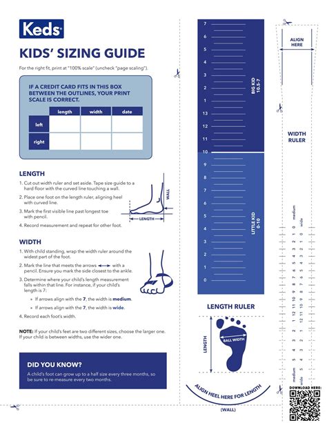 Keds Shoe Size Chart