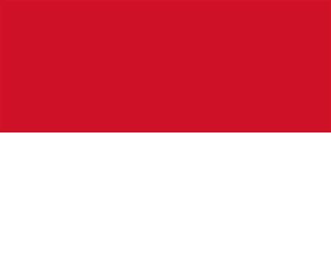Bendera Monaco merah
