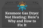 Kenmore Gas Dryer Not Heating