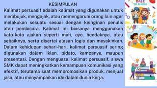 Kesimpulan Persuasif