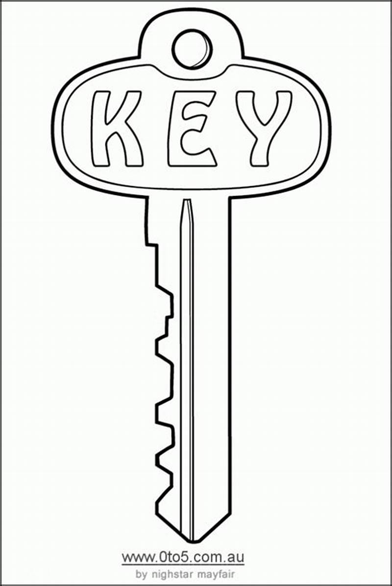 Key Cut Out Pattern
