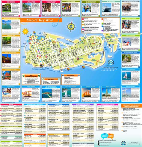 Key West Printable Map