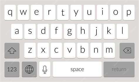 Keyboard Template Phone