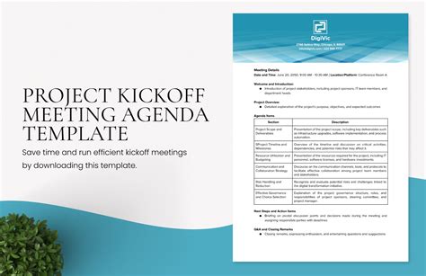 Kickoff Meeting Template