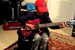 Kid Plays AC DC Song