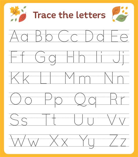 Kindergarten Free Printable Worksheets Alphabet