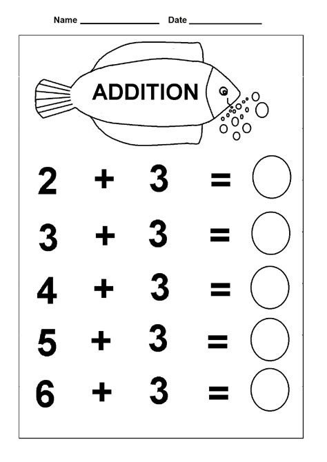 Kindergarten Math Free Printables