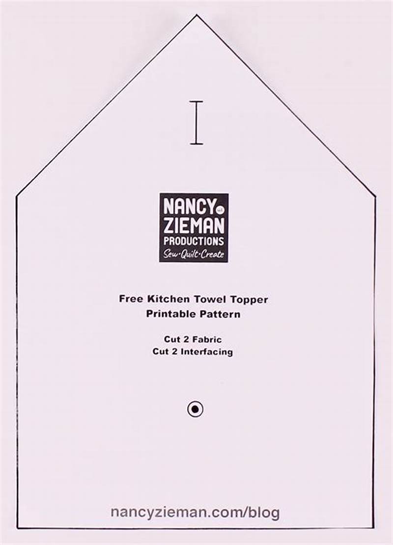 Kitchen Towel Topper Pattern