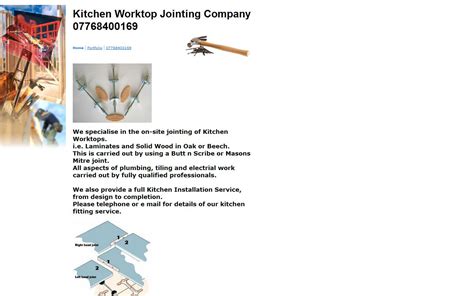 Kitchen Worktop Jointing Company