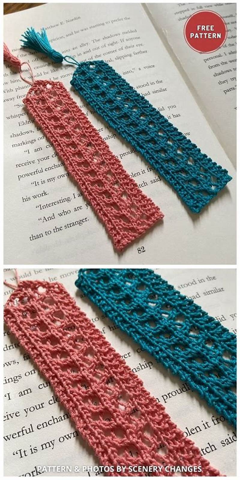 Knit Bookmark Pattern