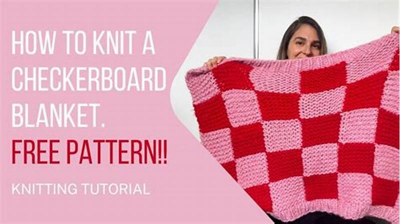 Knit Checkered Pattern