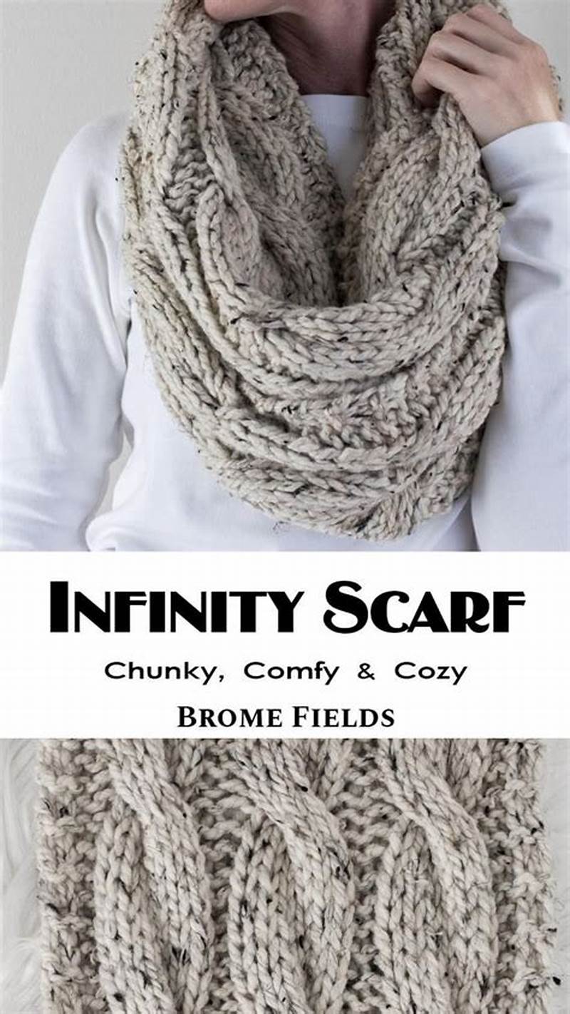 Knit Infinity Scarf Pattern