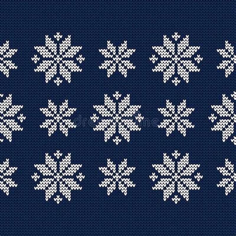 Knit Snowflake Pattern