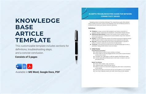 Knowledge Article Template