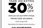 Kohl's Coupon In-Store
