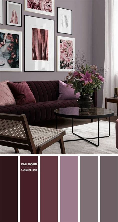 kombinasi warna ungu dengan warna pastel
