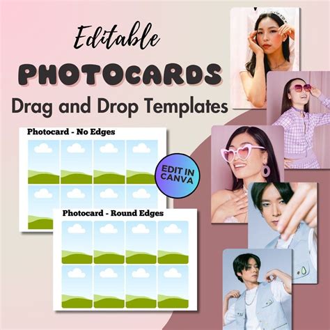 Kpop Photocard Template