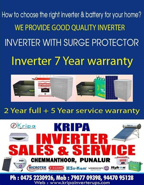 Kripa Solar Inverter UPS Sales