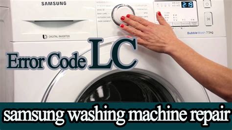 LC Error Code in Samsung Washing Machines