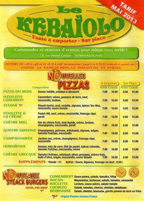 LE KEBAIOLO à Valognes