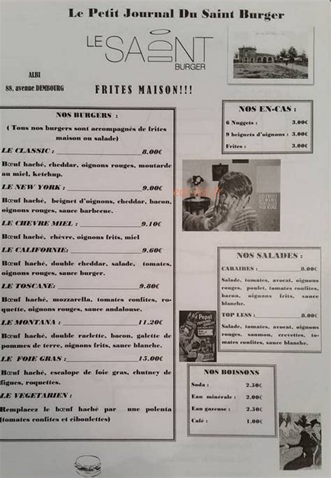 LE SAINT BURGER à Albi