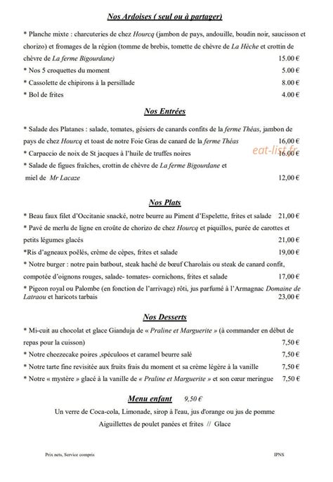 LES PLATANES D'IBOS à Ibos