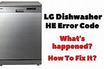 LG Dishwasher He Error Code