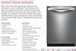 LG Dishwasher Operating Instructions